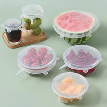Silicone Stretch Lids, Microwave & Freezer Safe Food Covers (6 Pcs Set /95 Gm )