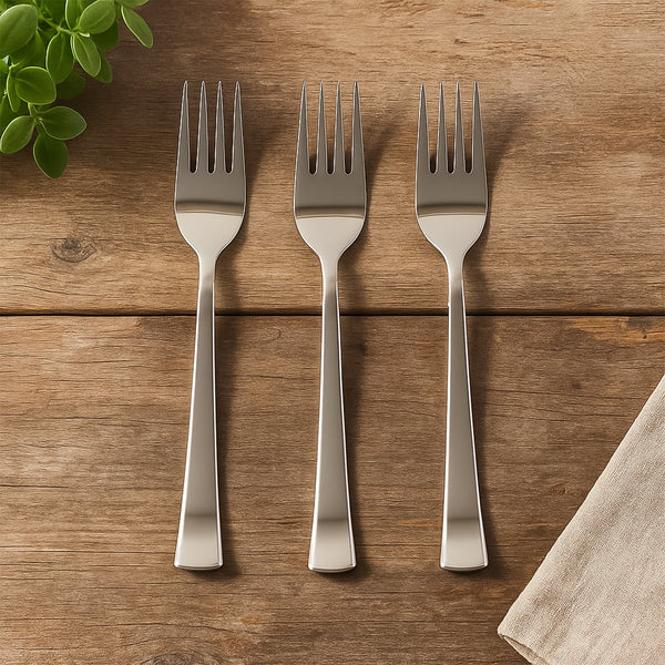 Premium Stainless Steel Dinner Fork - (3 Pc / Set)