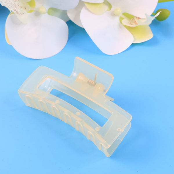 Large Rectangular Matte Hair Claw Clip