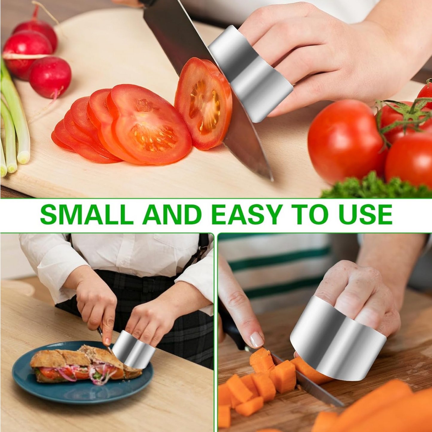 Stainless Steel Finger Guard Cutting Protector