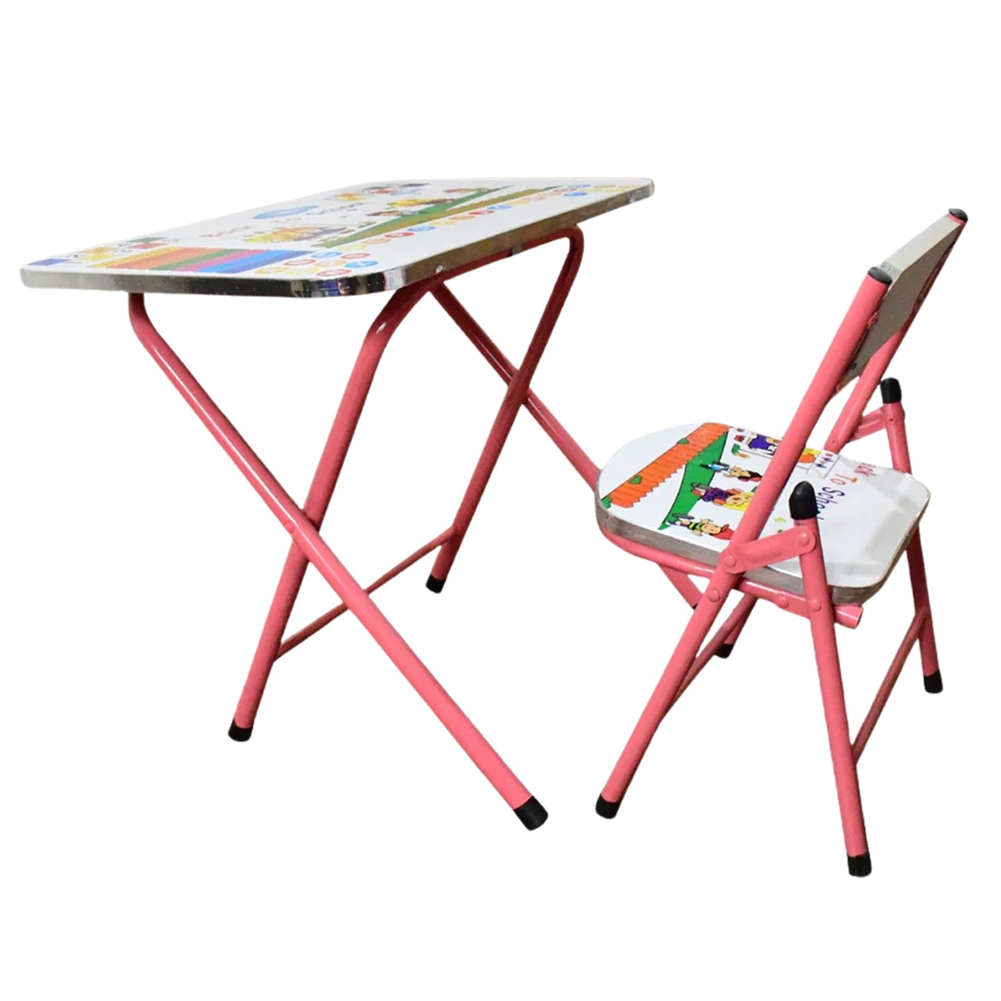 Multifunction Portable Foldable Study Table & Chair (2 Pc Set)