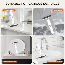 Portable Self-Squeeze Short Mop, Mini Hand Wash-Free Strong Absorbent Mop with 1 Cotton Head, Cleaning Sponge For Bathroom Kitchens Table