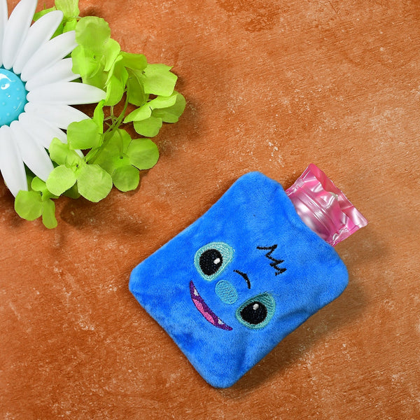 Blue Smiley Hot Water Bag