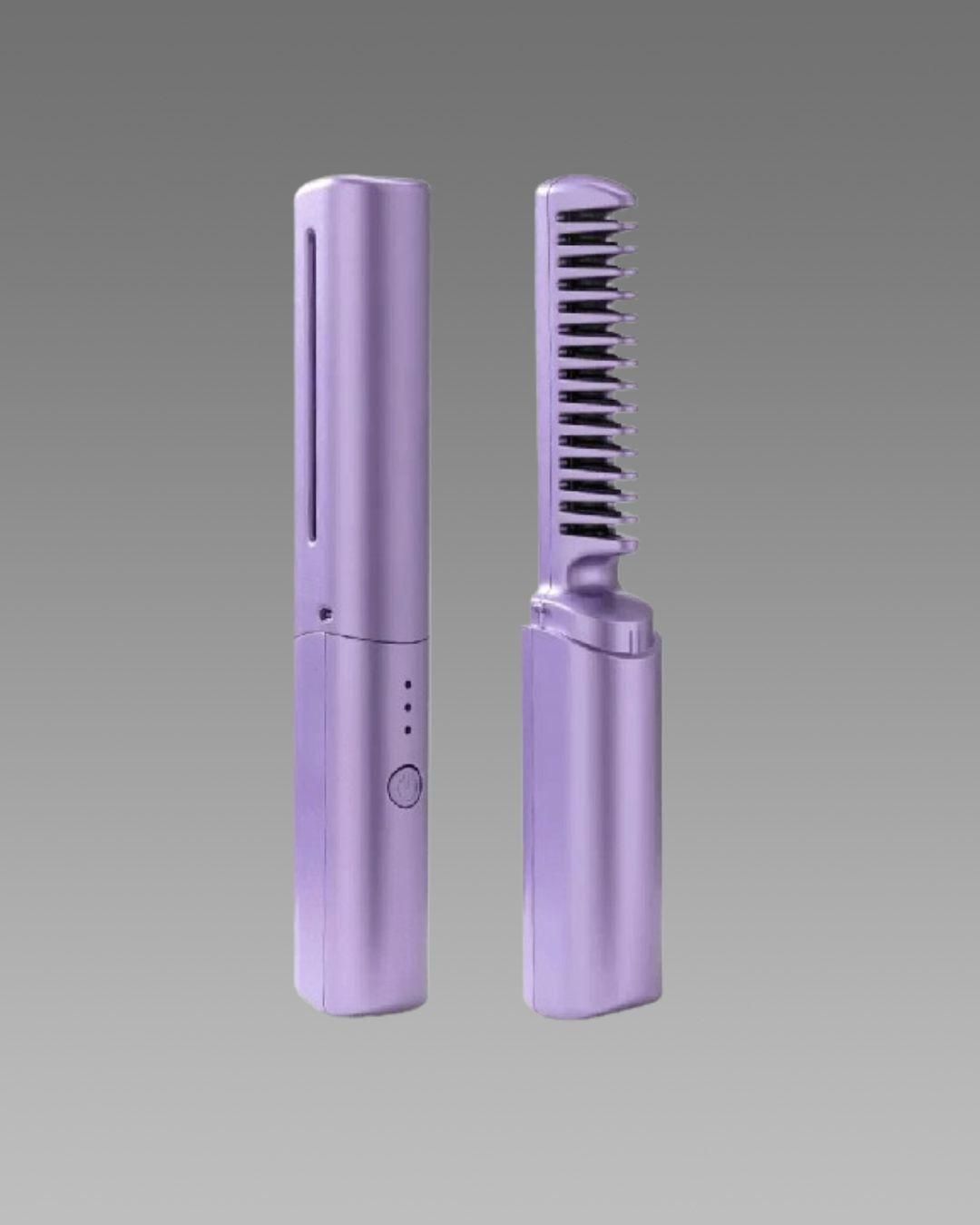 Portable Cordless Mini Hair Straightener | USB Rechargeable Hair Styler for Travel