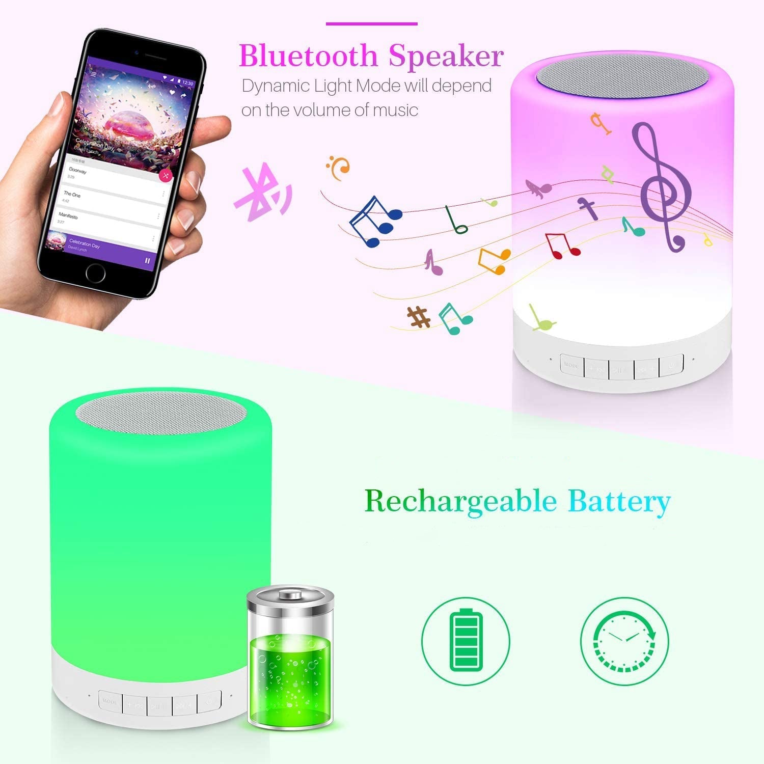 LED Portable Speakers
