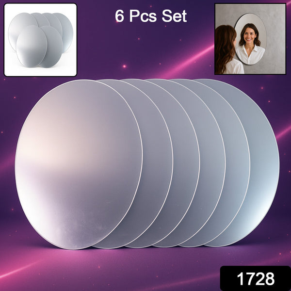 Elegant Oval Frameless Wall Mirror for Home & Office Decor 