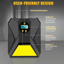 Mini Digital Portable Car Tyre Air Compressor - (1 Pc)