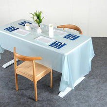 Waterproof Disposable Plastic Table Cover 137 × 183 cm