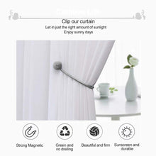 Magnetic Curtain Tiebacks - (2 Pc / Set)