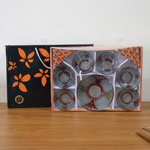 Rose glass Multipurpose Pudding / Dessert / Ice Cream Bowl Set for Home use, Home & Kitchen Serving Bowl for Sundae, Sweets, Snacks, Fruit, Pudding, Nuts or Dip, Serving Bowls 6 Medium & 1 Big Bowl (Set of 7 pc)